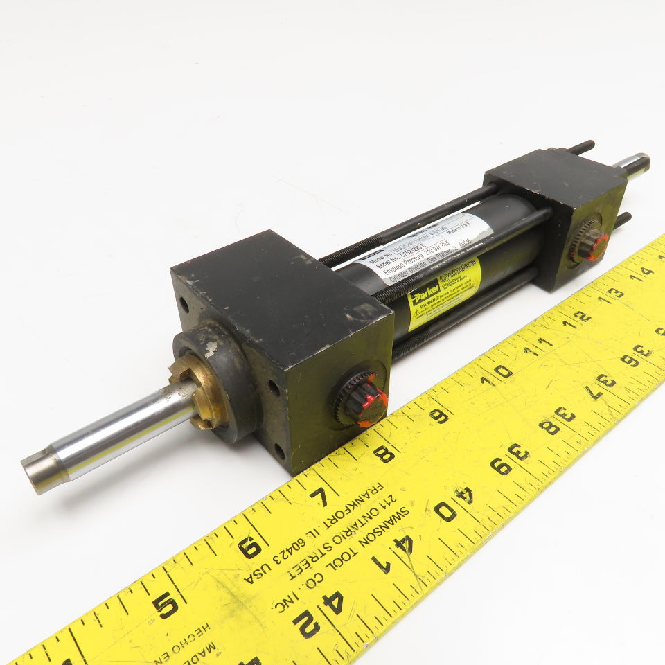 Parker Series HMI 25mm Bore 80mm Double Stroke Pneumatic Hydraulic Cylinder