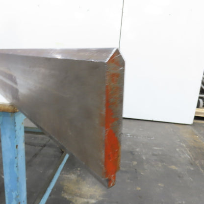96" Long 90° V-Forming Press Brake Die Punch 6" W 15/16" Thick 1/2" Tang