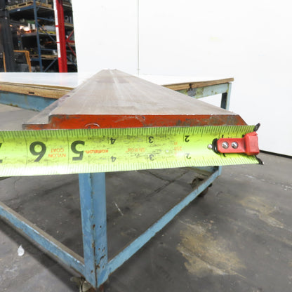 96" Long 90° V-Forming Press Brake Die Punch 6" W 15/16" Thick 1/2" Tang
