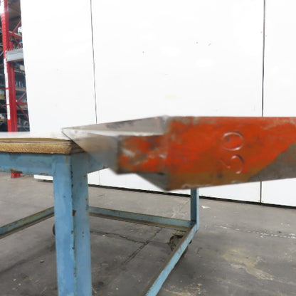 96" Long 90° V-Forming Press Brake Die Punch 6" W 15/16" Thick 1/2" Tang