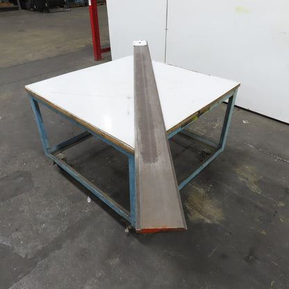 96" Long 90° V-Forming Press Brake Die Punch 6" W 15/16" Thick 1/2" Tang