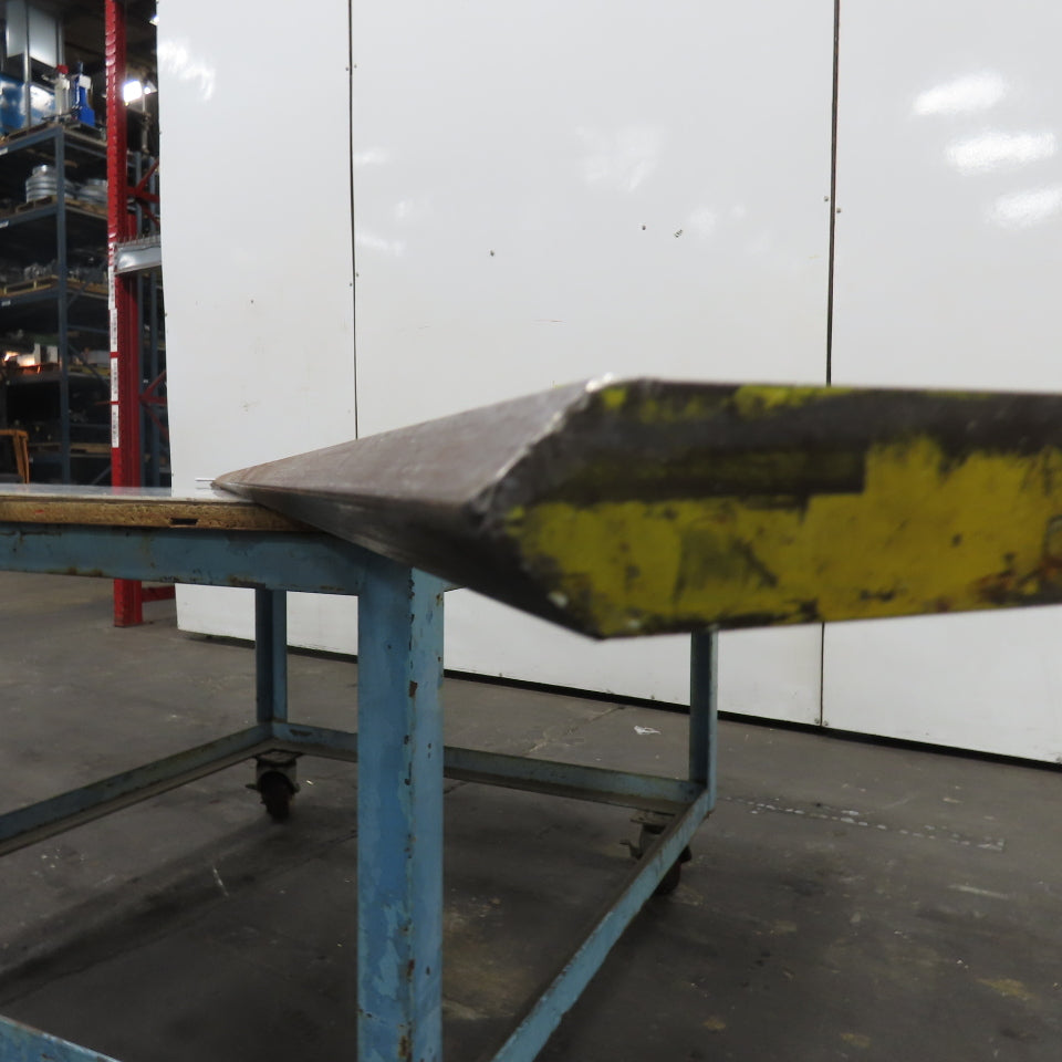 144-1/2" Long 90° V-Forming Press Brake Die Punch 5-1/4" W 1" Thick 1/2" Tang