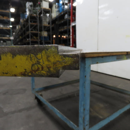 144-1/2" Long 90° V-Forming Press Brake Die Punch 5-1/4" W 1" Thick 1/2" Tang