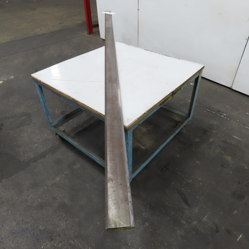 144-1/2" Long 90° V-Forming Press Brake Die Punch 5-1/4" W 1" Thick 1/2" Tang