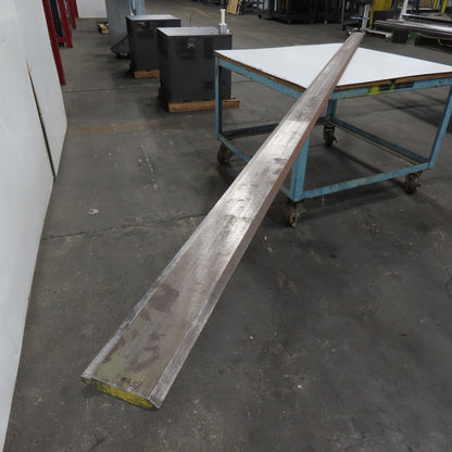 144-1/2" Long 90° V-Forming Press Brake Die Punch 5-1/4" W 1" Thick 1/2" Tang