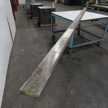 144-1/2" Long 90° V-Forming Press Brake Die Punch 5-1/4" W 1" Thick 1/2" Tang