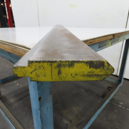 72" Long 90° V-Forming Press Brake Die Punch 4-3/16" W 15/16" Thick 1/2" Tang