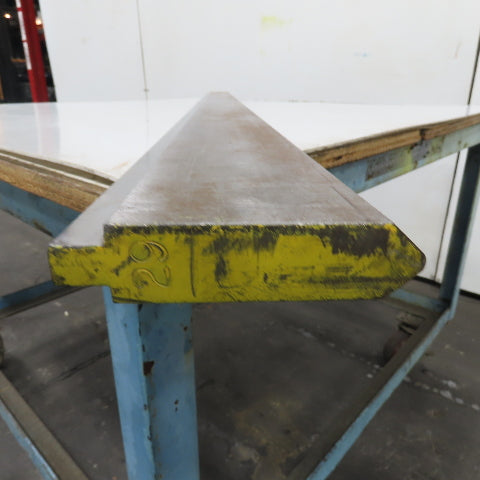 72" Long 90° V-Forming Press Brake Die Punch 4-3/16" W 15/16" Thick 1/2" Tang