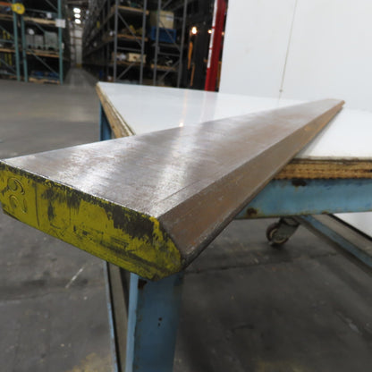 72" Long 90° V-Forming Press Brake Die Punch 4-3/16" W 15/16" Thick 1/2" Tang