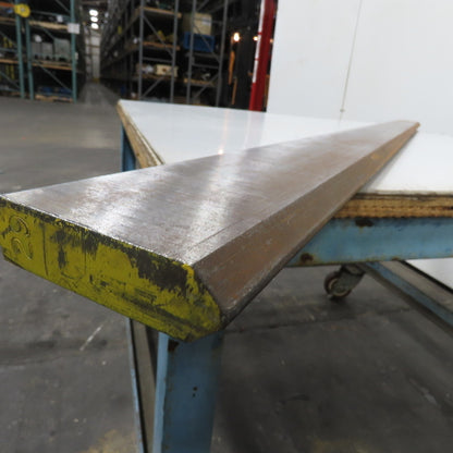 72" Long 90° V-Forming Press Brake Die Punch 4-3/16" W 15/16" Thick 1/2" Tang
