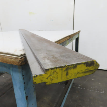 72" Long 90° V-Forming Press Brake Die Punch 4-3/16" W 15/16" Thick 1/2" Tang