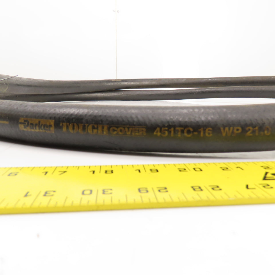 Parker 451TC-16 SAE100R17-16 8' OAL Hydraulic Hose 21.0 Mpa (3000PSI) 25mm 1" ID