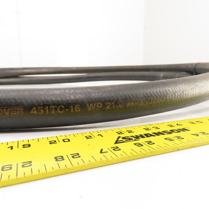 Parker 451TC-16 SAE100R17-16 8' OAL Hydraulic Hose 21.0 Mpa (3000PSI) 25mm 1" ID