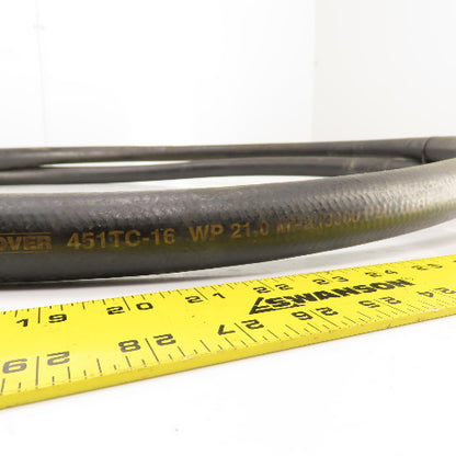 Parker 451TC-16 SAE100R17-16 8' OAL Hydraulic Hose 21.0 Mpa (3000PSI) 25mm 1" ID
