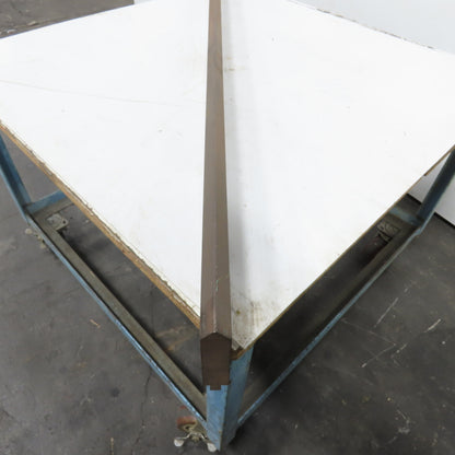 74" Long 90° V-Forming Press Brake Die Punch 5-5/8" W 1-1/8" Thick 1/2" Tang