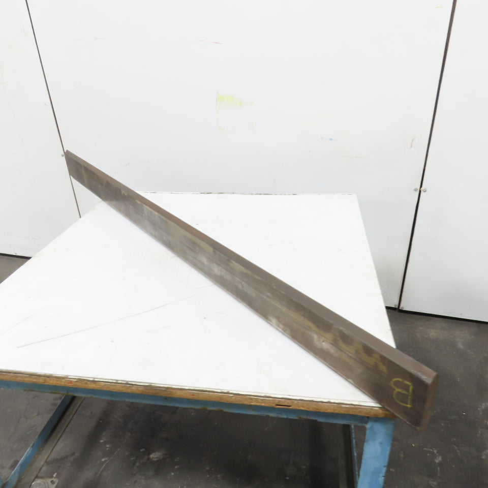 74" Long 90° V-Forming Press Brake Die Punch 5-5/8" W 1-1/8" Thick 1/2" Tang