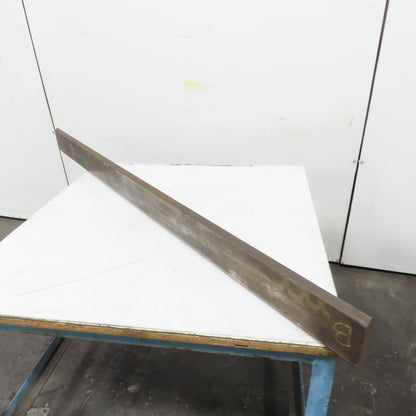 74" Long 90° V-Forming Press Brake Die Punch 5-5/8" W 1-1/8" Thick 1/2" Tang