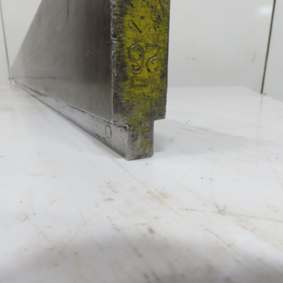 72-1/2" Long 90° V-Forming Press Brake Die Punch 4-1/4" W 1" Thick 1/2" Tang