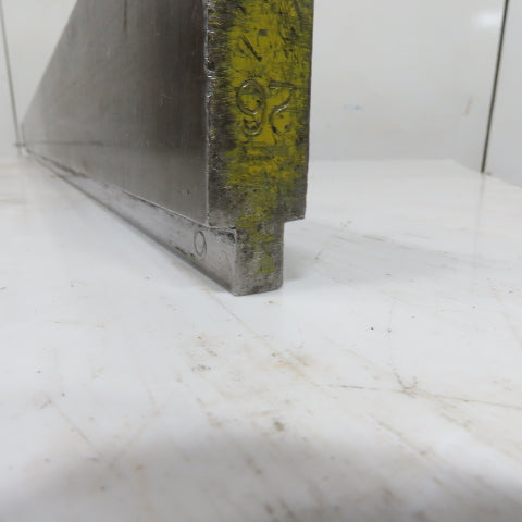 72-1/2" Long 90° V-Forming Press Brake Die Punch 4-1/4" W 1" Thick 1/2" Tang