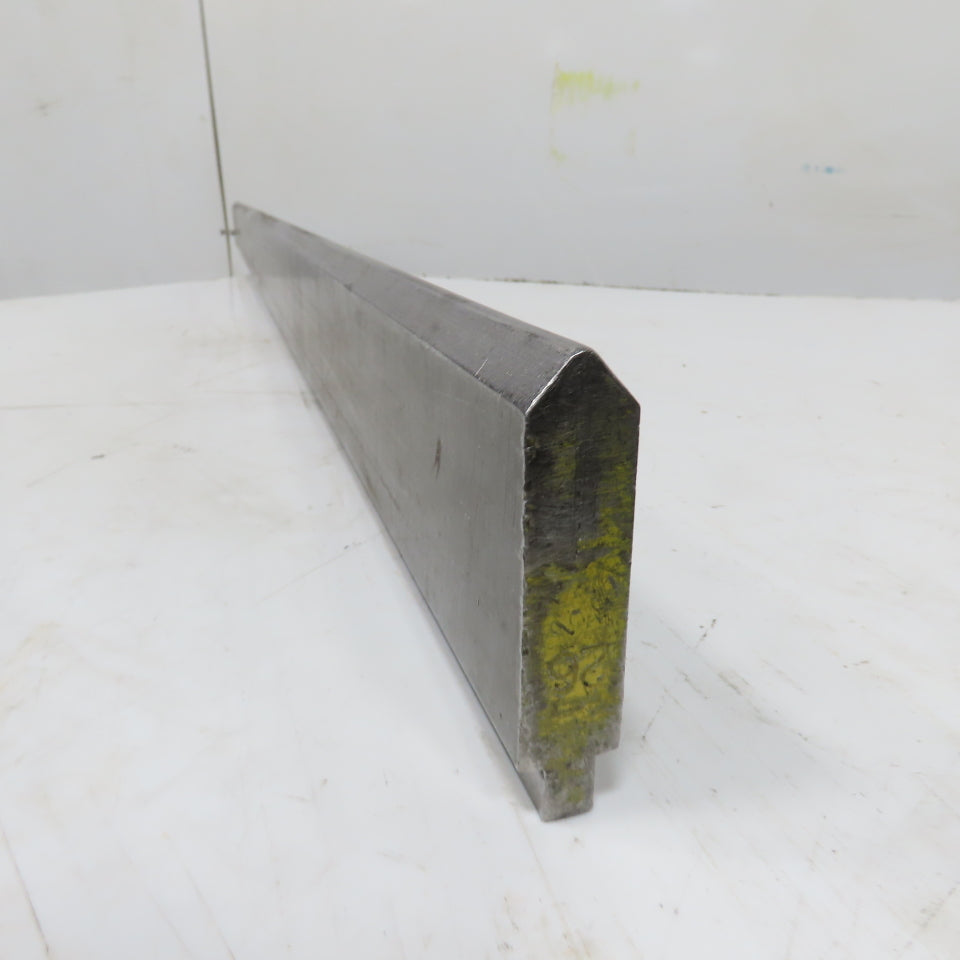 72-1/2" Long 90° V-Forming Press Brake Die Punch 4-1/4" W 1" Thick 1/2" Tang