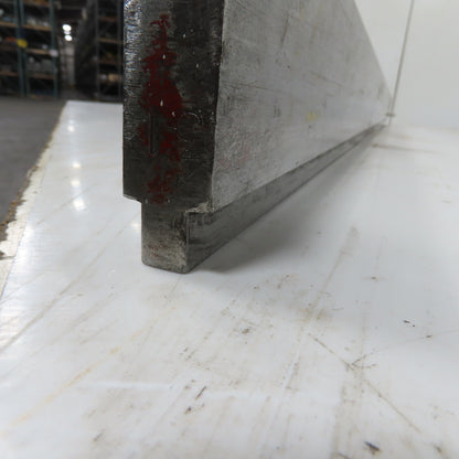 74" Long 90° V-Forming Press Brake Die Punch 4-1/4" W 15/16" Thick 1/2" Tang