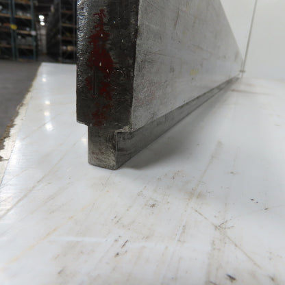 74" Long 90° V-Forming Press Brake Die Punch 4-1/4" W 15/16" Thick 1/2" Tang