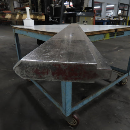 74" Long 90° V-Forming Press Brake Die Punch 4-1/4" W 15/16" Thick 1/2" Tang