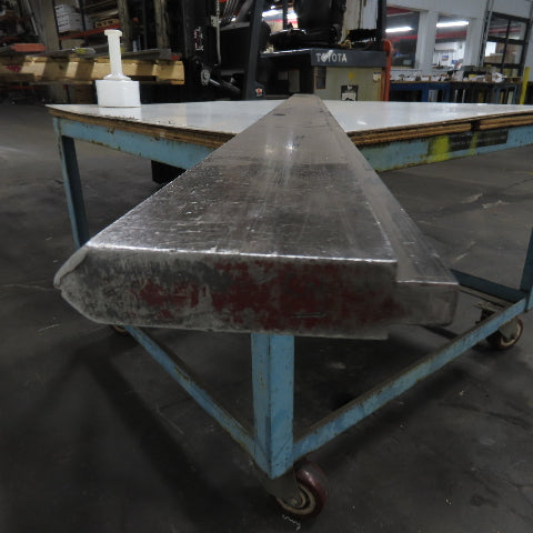 74" Long 90° V-Forming Press Brake Die Punch 4-1/4" W 15/16" Thick 1/2" Tang