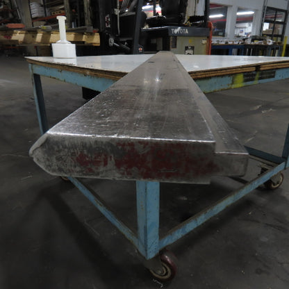 74" Long 90° V-Forming Press Brake Die Punch 4-1/4" W 15/16" Thick 1/2" Tang