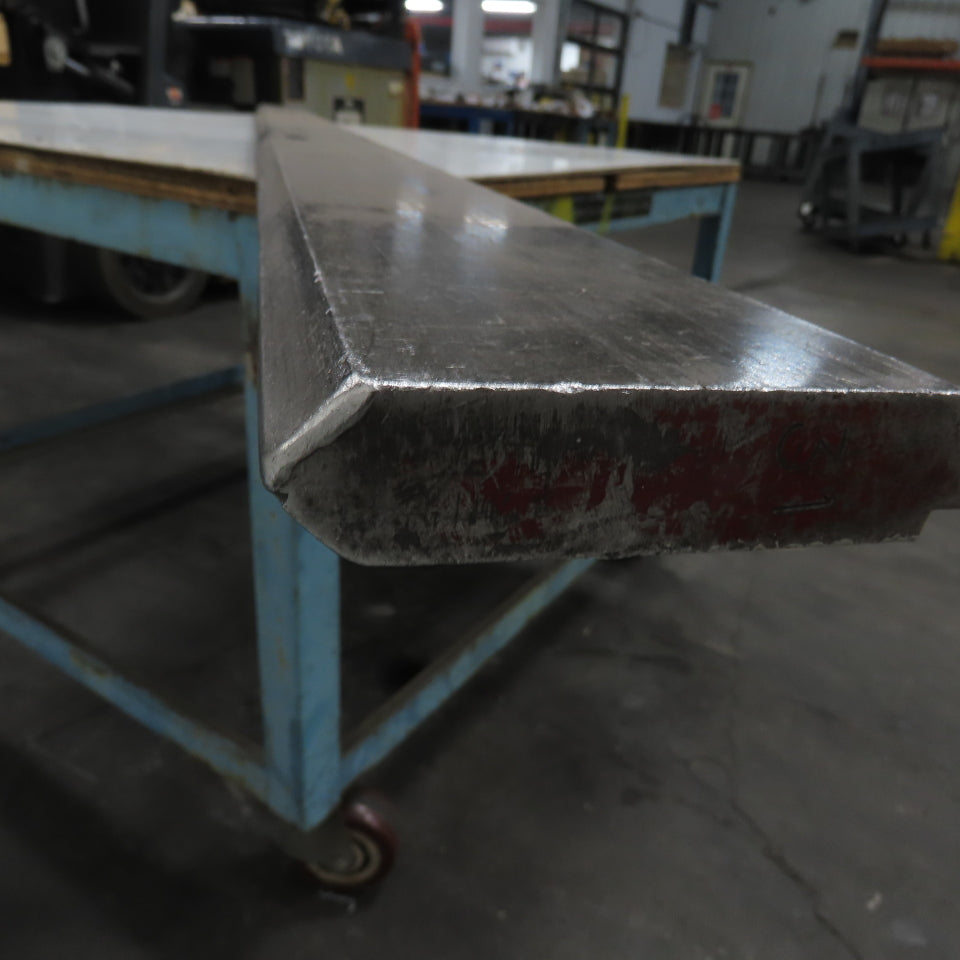 74" Long 90° V-Forming Press Brake Die Punch 4-1/4" W 15/16" Thick 1/2" Tang