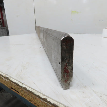 74" Long 90° V-Forming Press Brake Die Punch 4-1/4" W 15/16" Thick 1/2" Tang