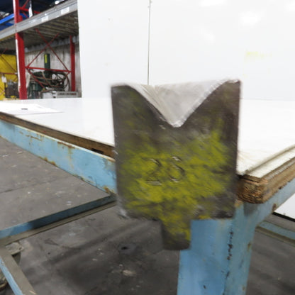 72-1/2"L 90° V-Forming Press Brake Die Block 1/2"Tang 1-15/16" Thick 2-7/8" Tall