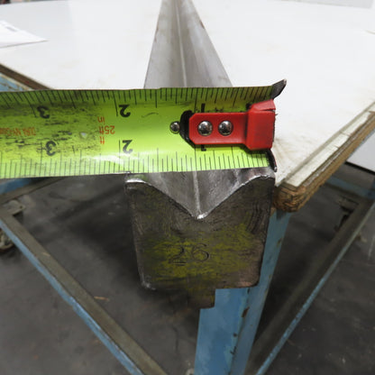 72-1/2"L 90° V-Forming Press Brake Die Block 1/2"Tang 1-15/16" Thick 2-7/8" Tall