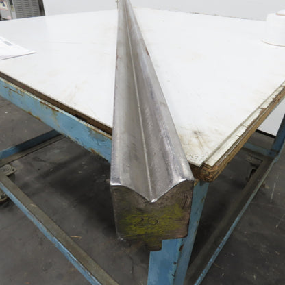 72-1/2"L 90° V-Forming Press Brake Die Block 1/2"Tang 1-15/16" Thick 2-7/8" Tall