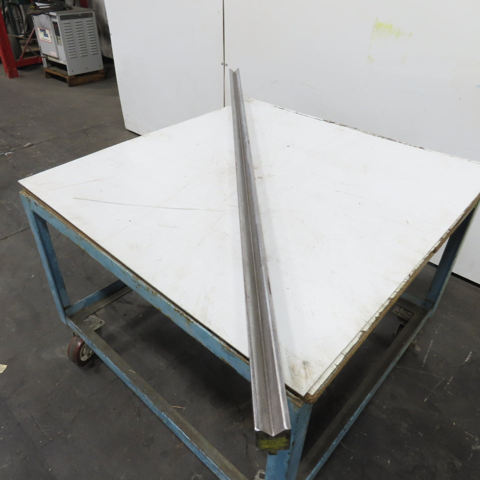 72-1/2"L 90° V-Forming Press Brake Die Block 1/2"Tang 1-15/16" Thick 2-7/8" Tall