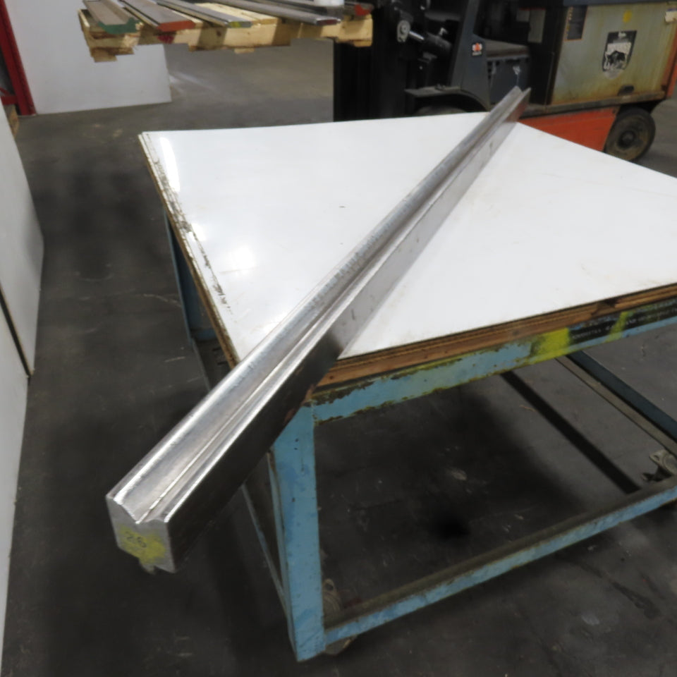 72-1/2"L 90° V-Forming Press Brake Die Block 1/2"Tang 1-15/16" Thick 2-7/8" Tall