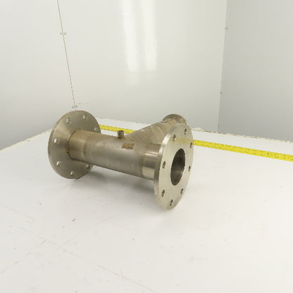 4" Stainless Steel 3-Way Tee (9" Flange OD) 14.5" OAL