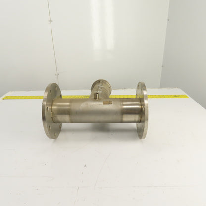 4" Stainless Steel 3-Way Tee (9" Flange OD) 14.5" OAL