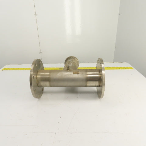 4" Stainless Steel 3-Way Tee (9" Flange OD) 14.5" OAL