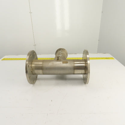 4" Stainless Steel 3-Way Tee (9" Flange OD) 14.5" OAL