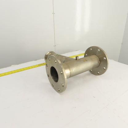 4" Stainless Steel 3-Way Tee (9" Flange OD) 14.5" OAL