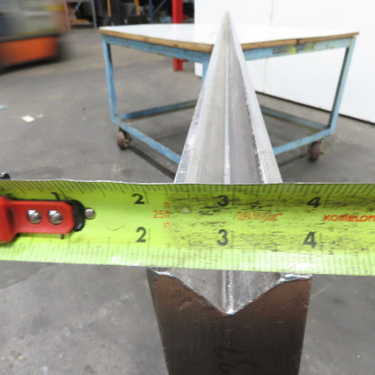 147-5/8" L 90° V-Forming Press Brake Die Block 1/2"Tang 1-7/8" Thick 2-7/8" Tall