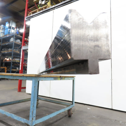 147-5/8" L 90° V-Forming Press Brake Die Block 1/2"Tang 1-7/8" Thick 2-7/8" Tall