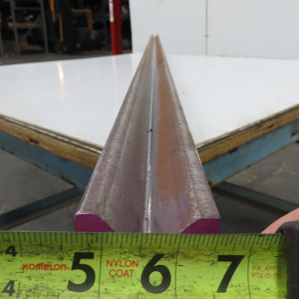 96" L 90° V-Forming Press Brake Die Block 1/2" Tang 1-15/16" Thick 2-7/8" Tall