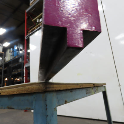 96" L 90° V-Forming Press Brake Die Block 1/2" Tang 1-15/16" Thick 2-7/8" Tall