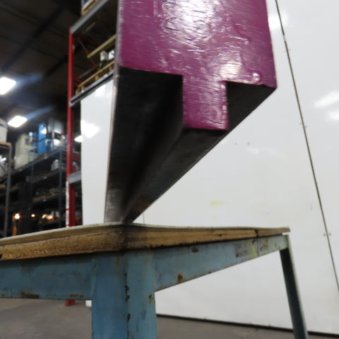 96" L 90° V-Forming Press Brake Die Block 1/2" Tang 1-15/16" Thick 2-7/8" Tall