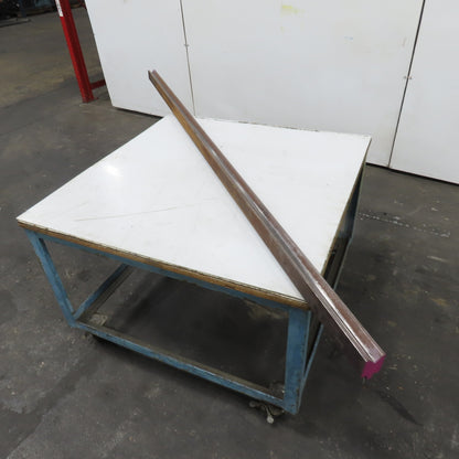 96" L 90° V-Forming Press Brake Die Block 1/2" Tang 1-15/16" Thick 2-7/8" Tall