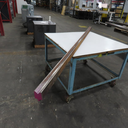 96" L 90° V-Forming Press Brake Die Block 1/2" Tang 1-15/16" Thick 2-7/8" Tall