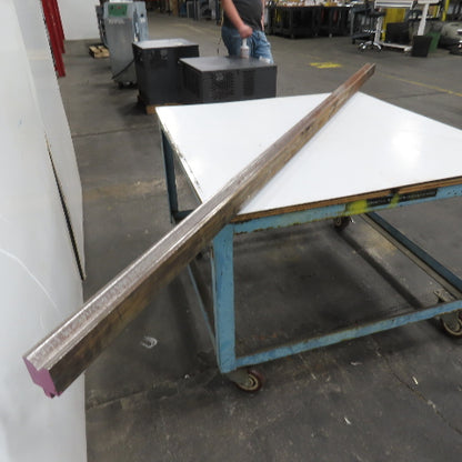 98" L 90° V-Forming Press Brake Die Block 1/2" Tang 1-15/16" Thick 2-7/8" Tall