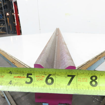 73.25" L 90° V-Forming Press Brake Die Block 1/2"Tang 1-15/16" Thick 2-7/8" Tall